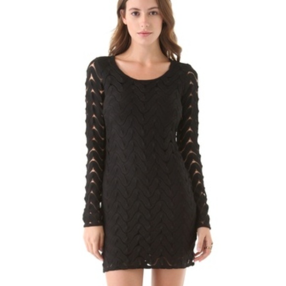 Free People Dresses & Skirts - Free People Medium Wild Thing Black Crochet Dress
